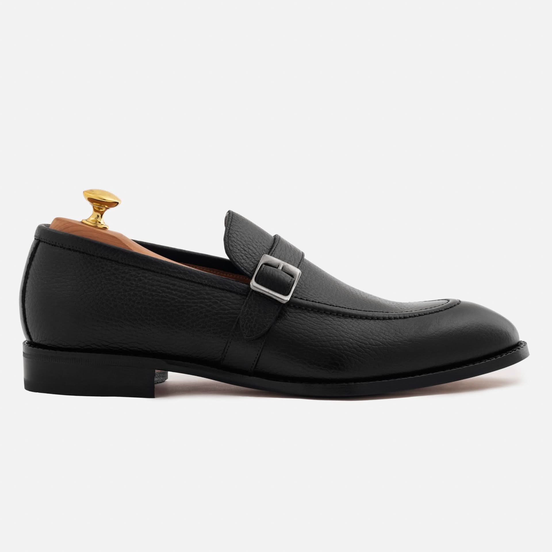 Archie Belted Loafer - Men's Pebbled Leather - Image 2