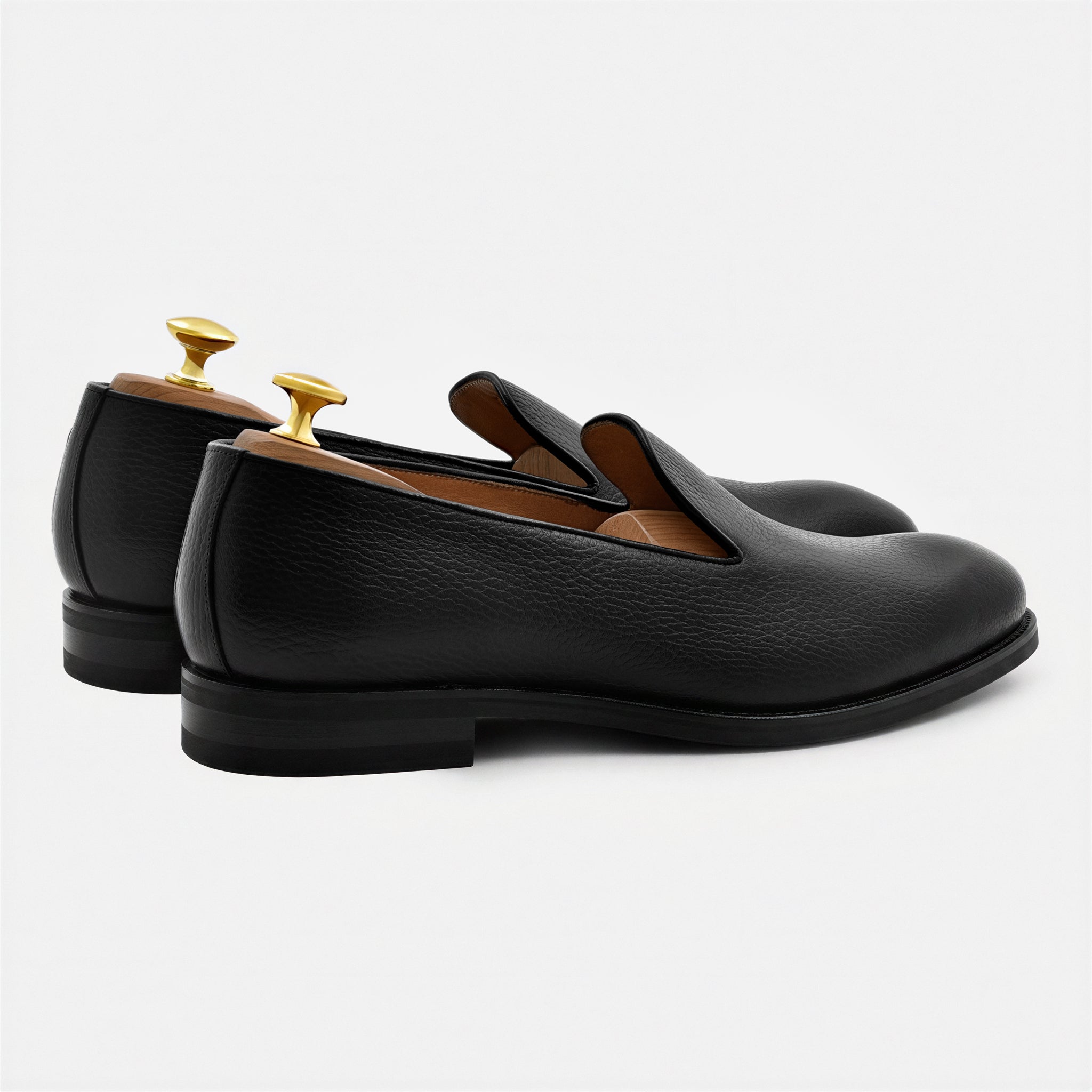 Langford Wholecut Loafers - Pebbled - Men's - Image 15
