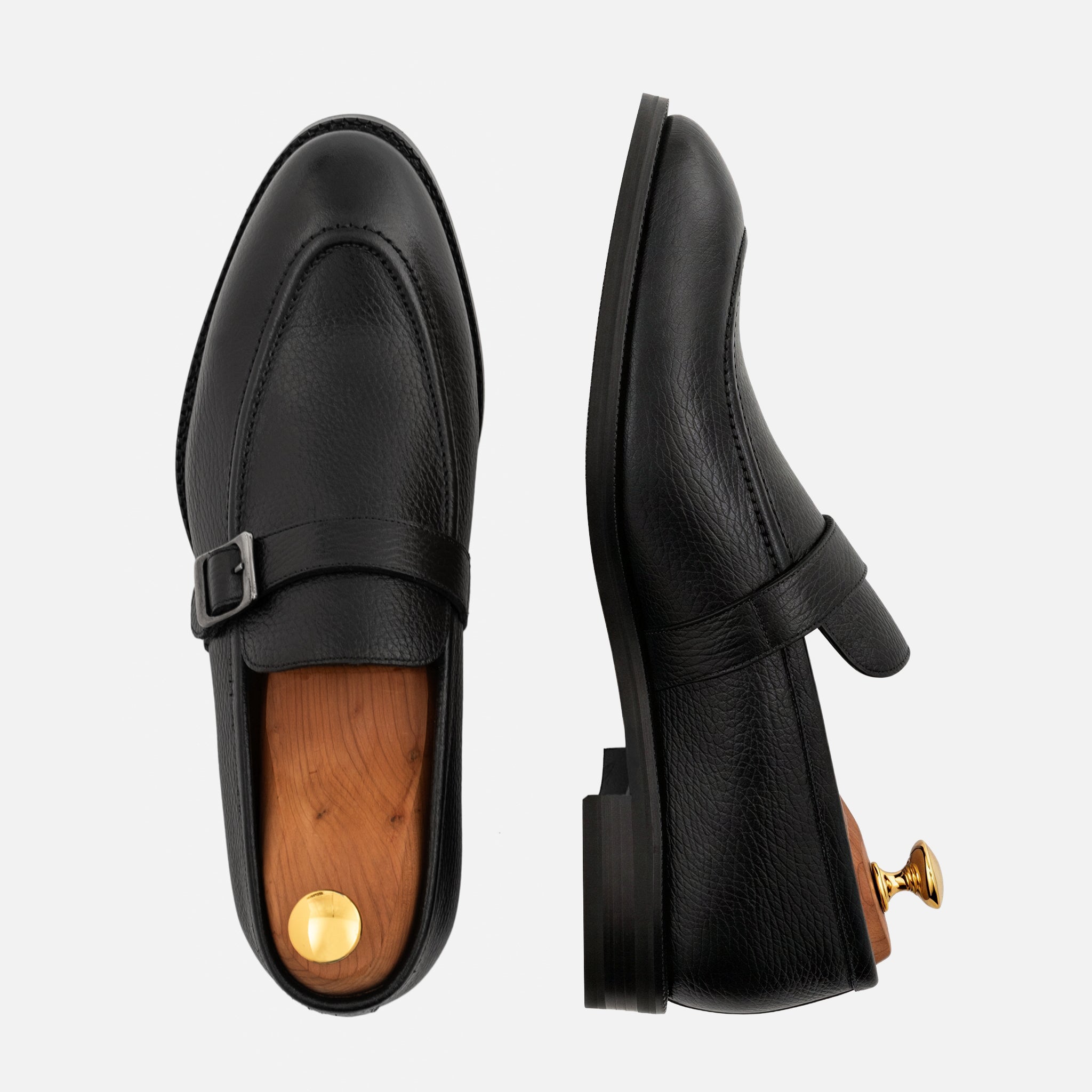 Archie Belted Loafer - Men's Pebbled Leather - Image 16