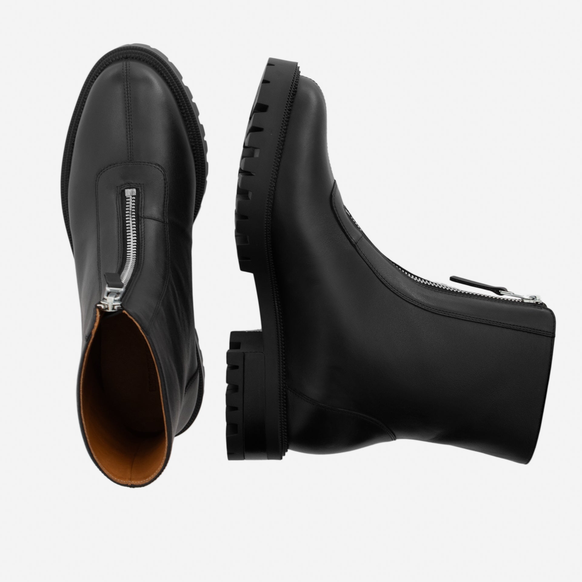 Jenna Zip Up Boots - Women's Full-Grain Leather - Image 4