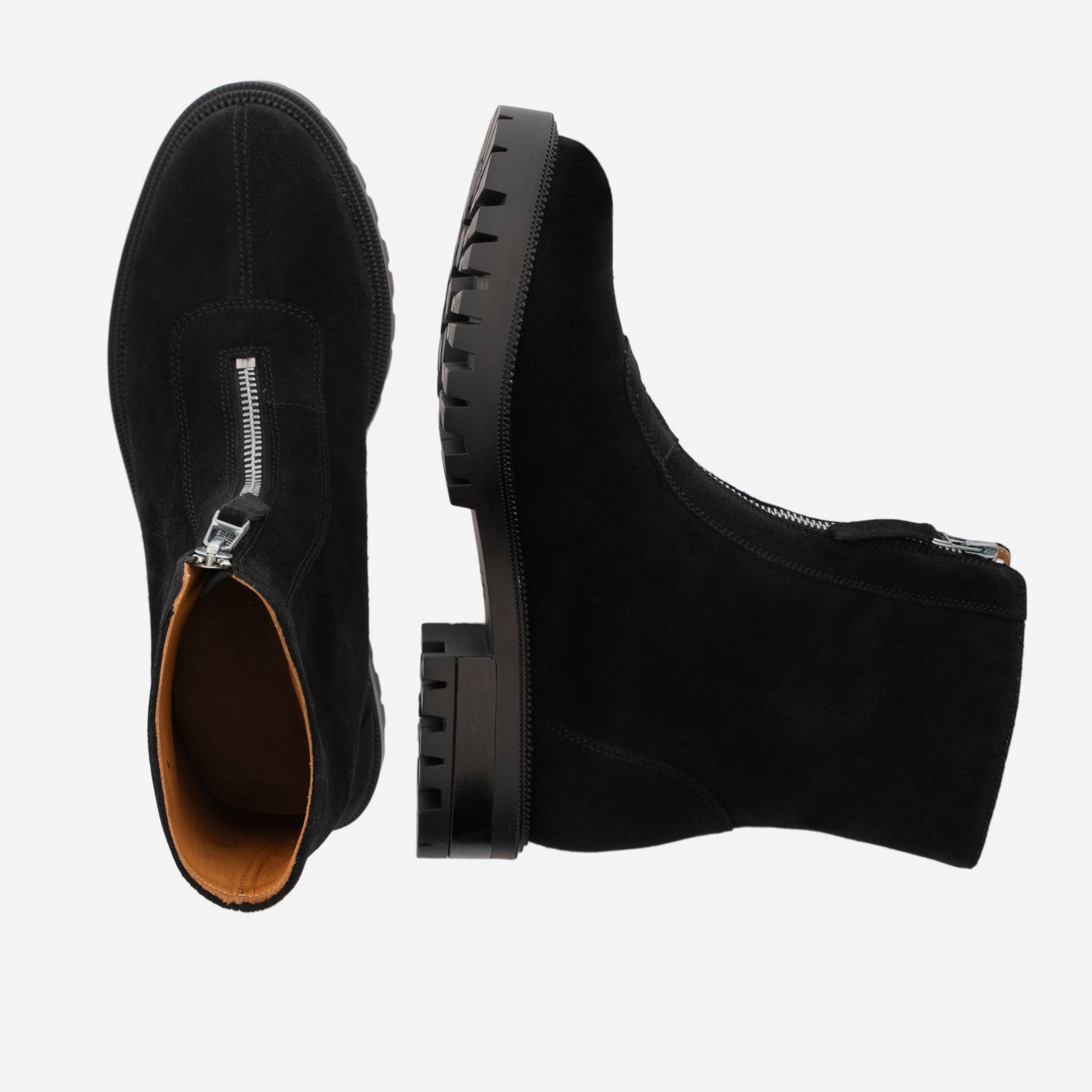 Jenna Zip Up Boots - Women's  Water-Repellent Suede - Image 4