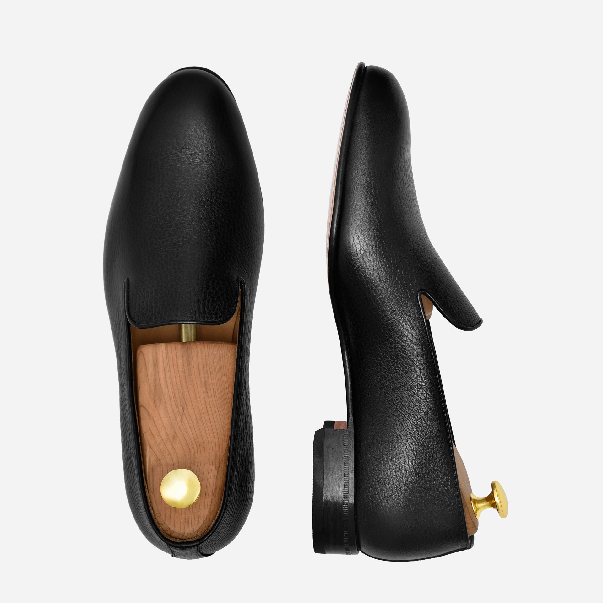 Langford Wholecut Loafers - Pebbled - Men's - Image 4