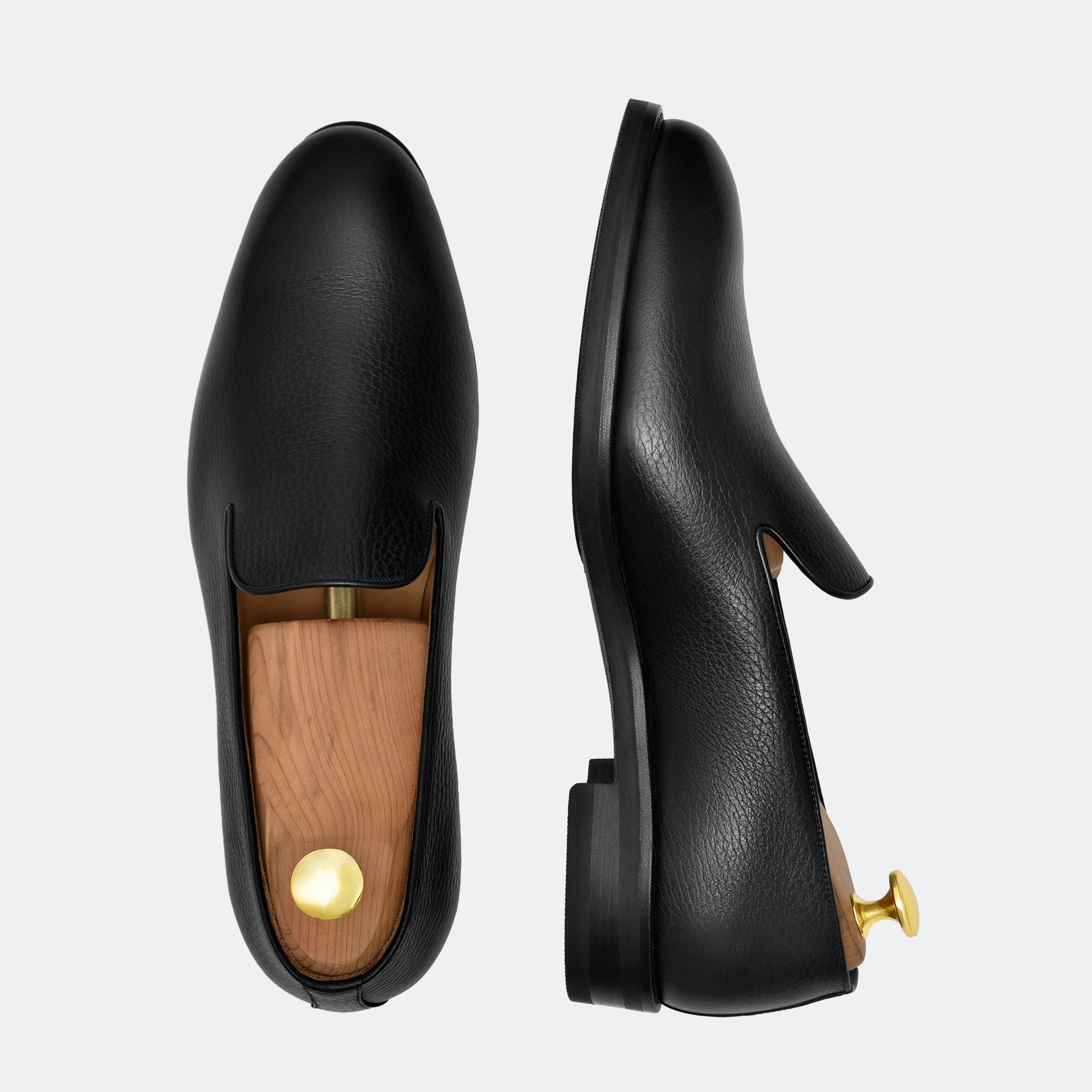 Langford Wholecut Loafers - Pebbled - Men's - Image 16