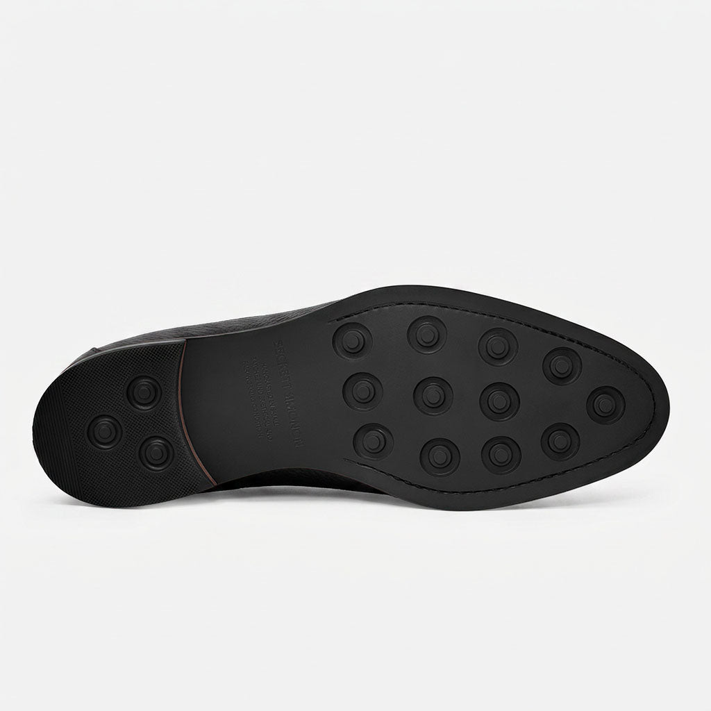 Archie Belted Loafer - Men's Pebbled Leather - Image 18