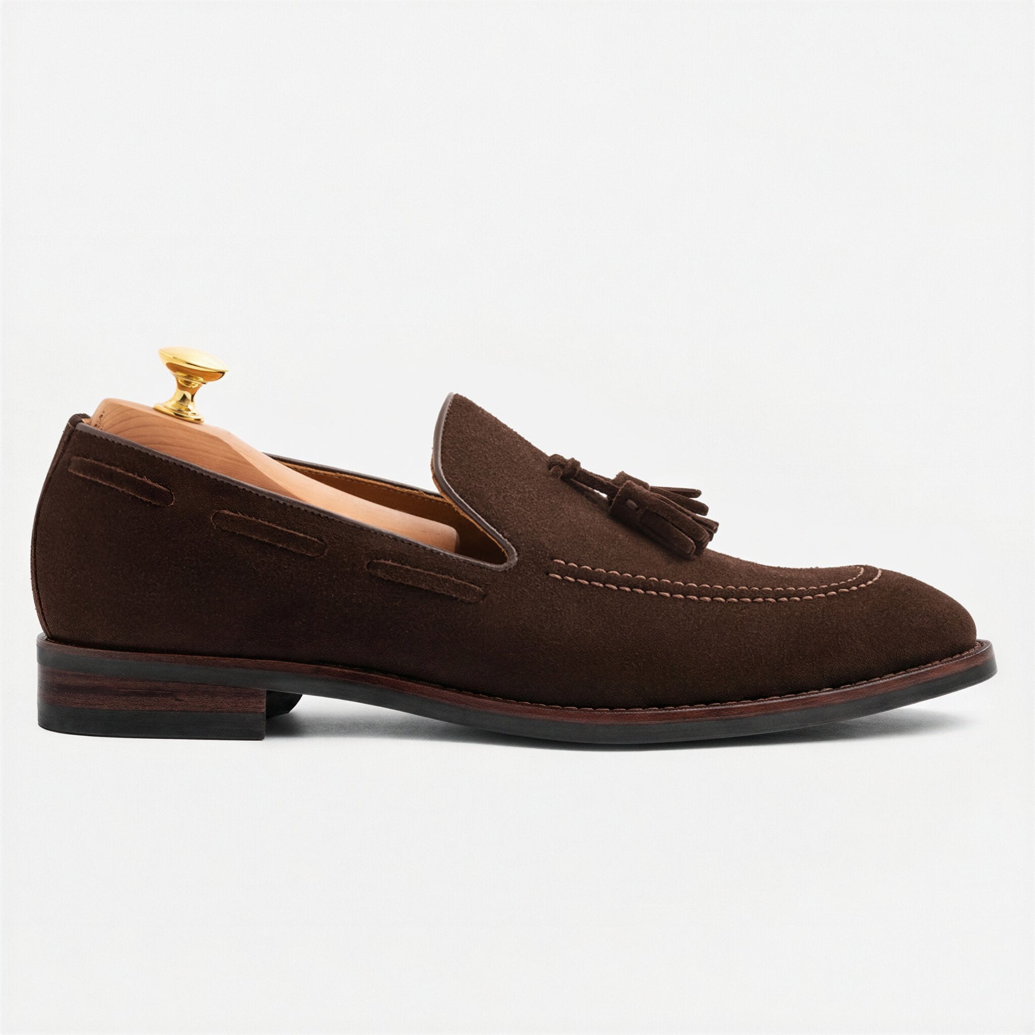 Bernard Tassel Loafers - Suede - Men's - Image 14