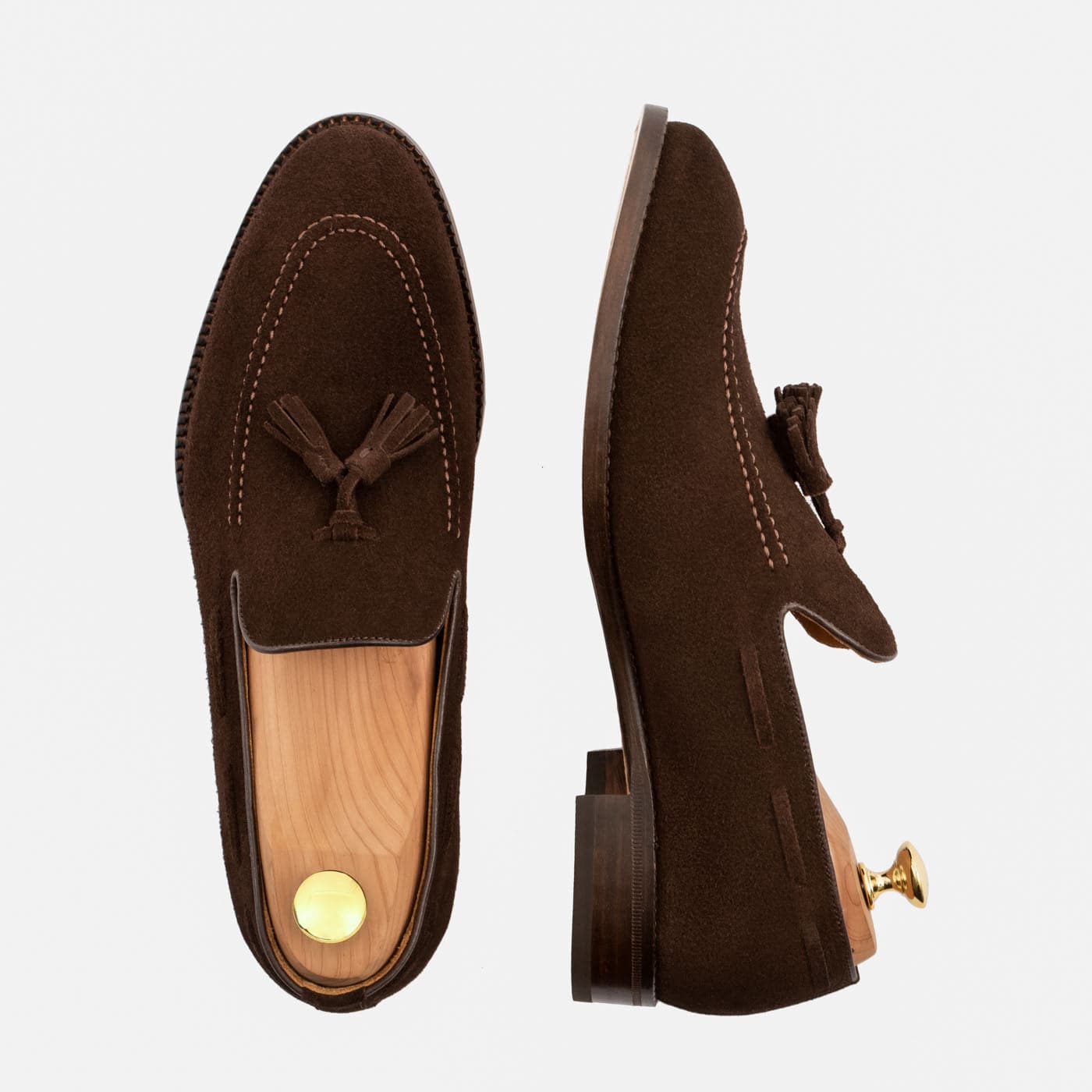Bernard Tassel Loafers - Suede - Men's - Image 4