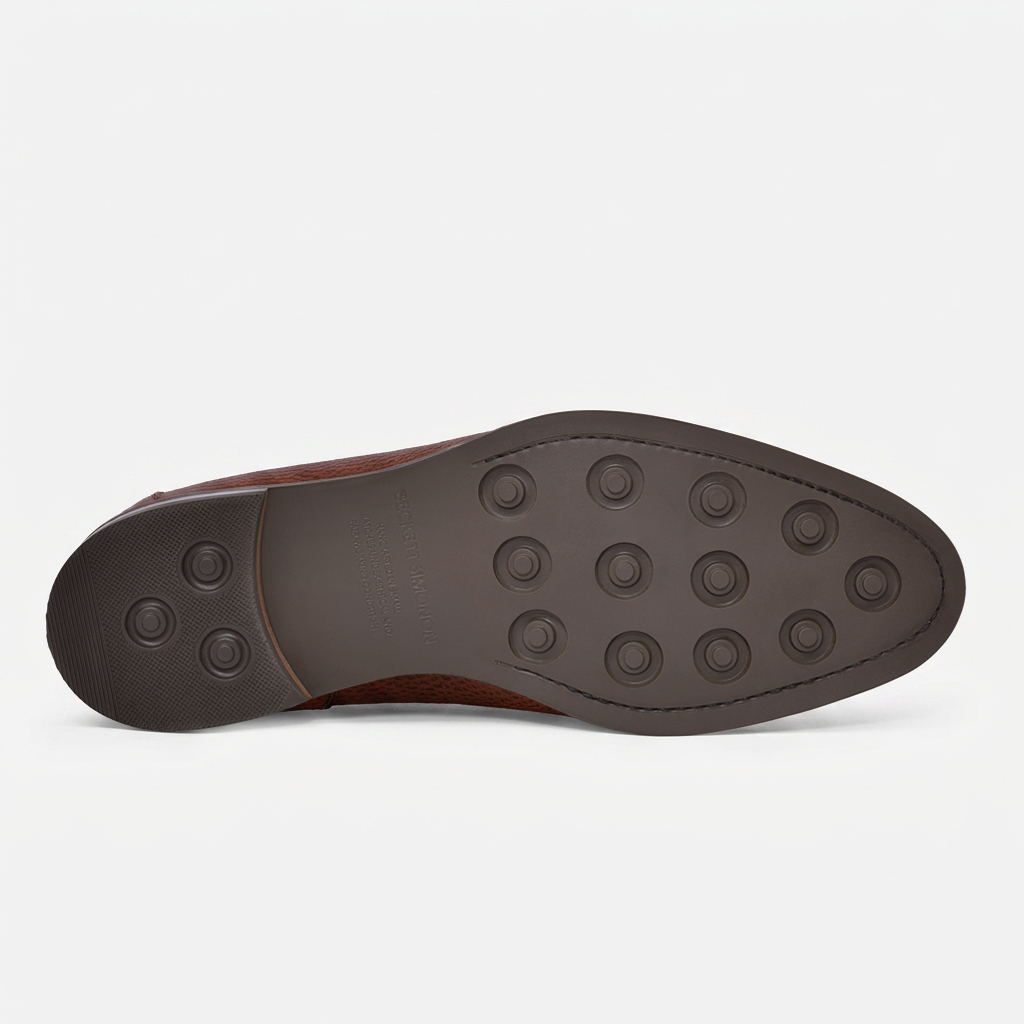 Vincent Belgian Loafers - Pebbled Leather - Men's - Image 24
