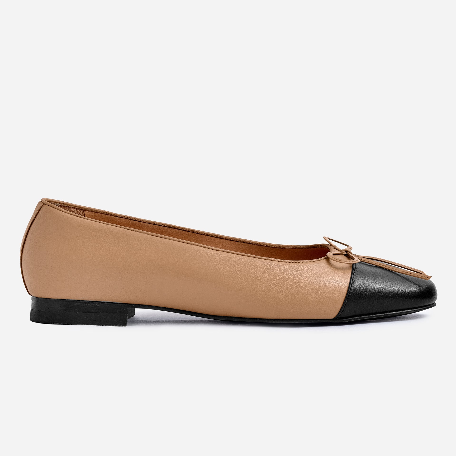 Mona Cap Toe Flats - Full Grain Leather - Women's - Image 2