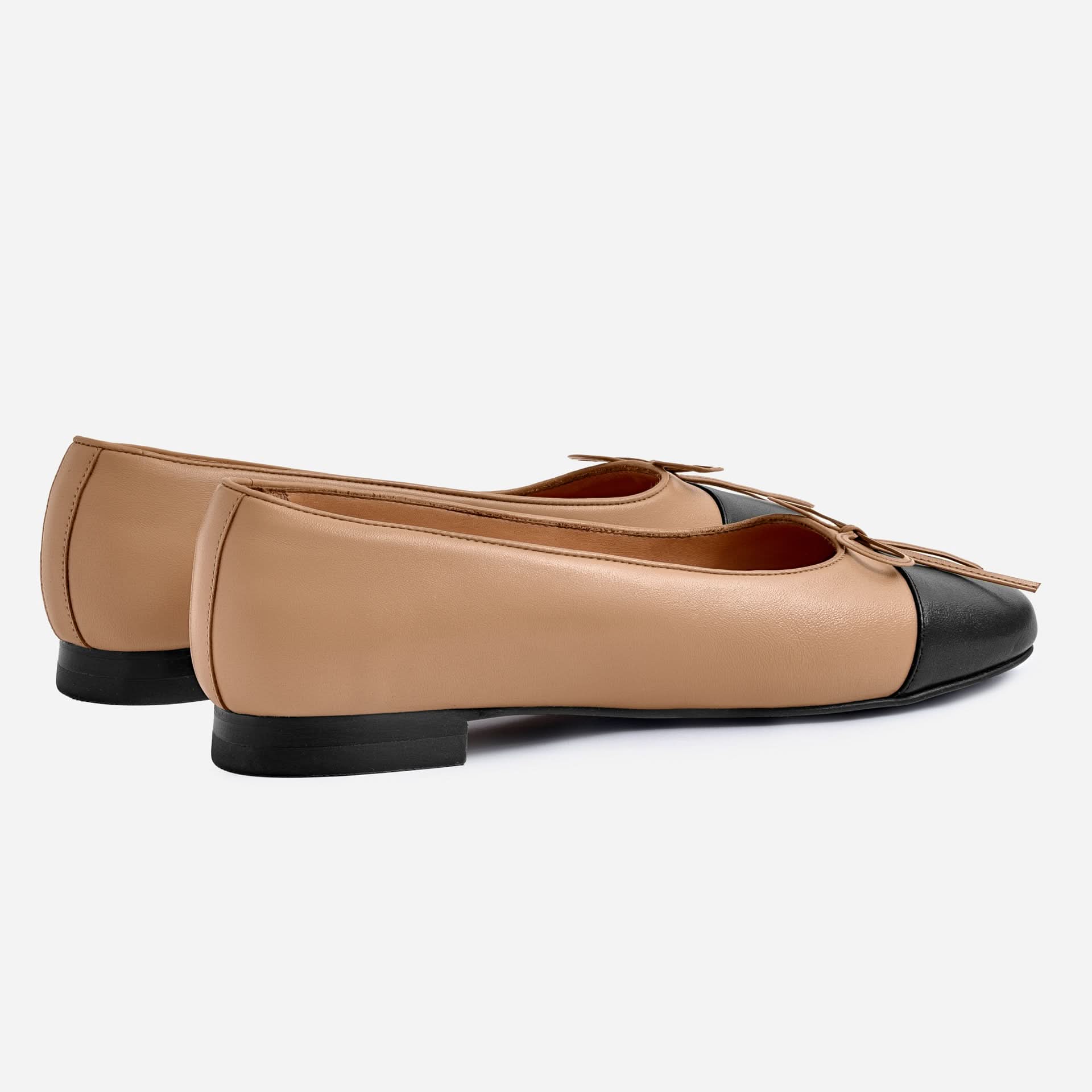 Mona Cap Toe Flats - Full Grain Leather - Women's - Image 3