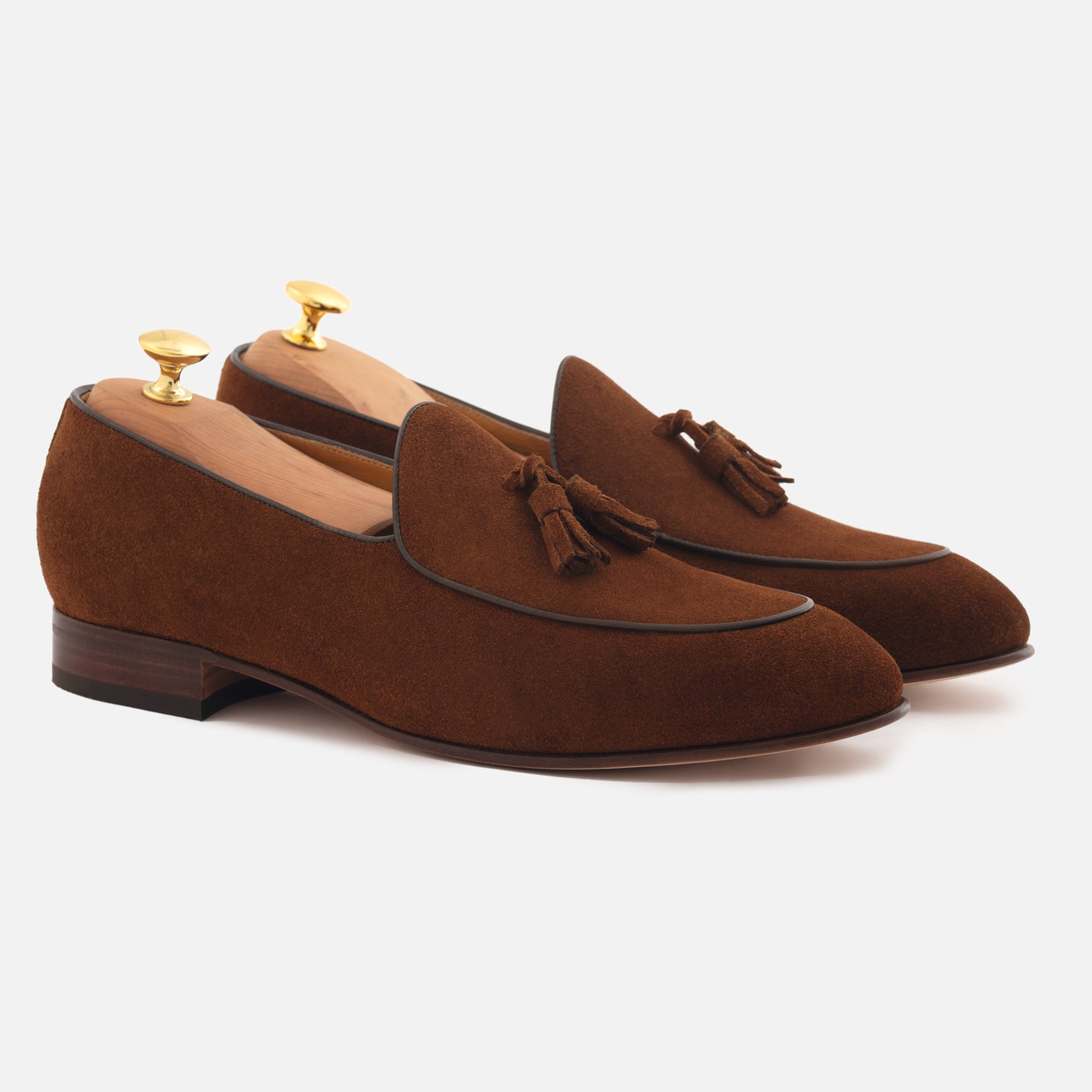 Perry Belgian Loafer - Men's Water-Repellent Suede - Image 7