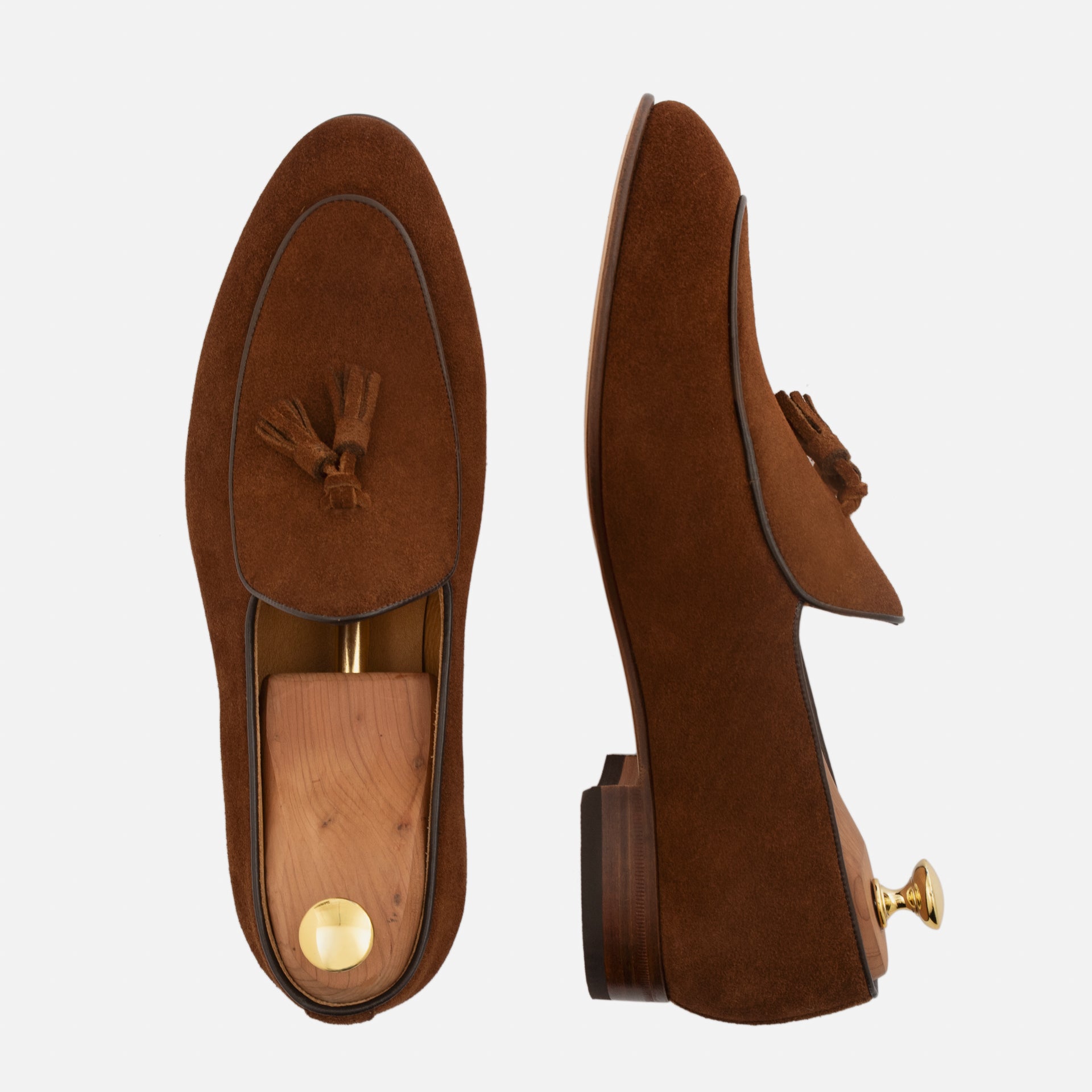 Perry Belgian Loafer - Men's Water-Repellent Suede - Image 10