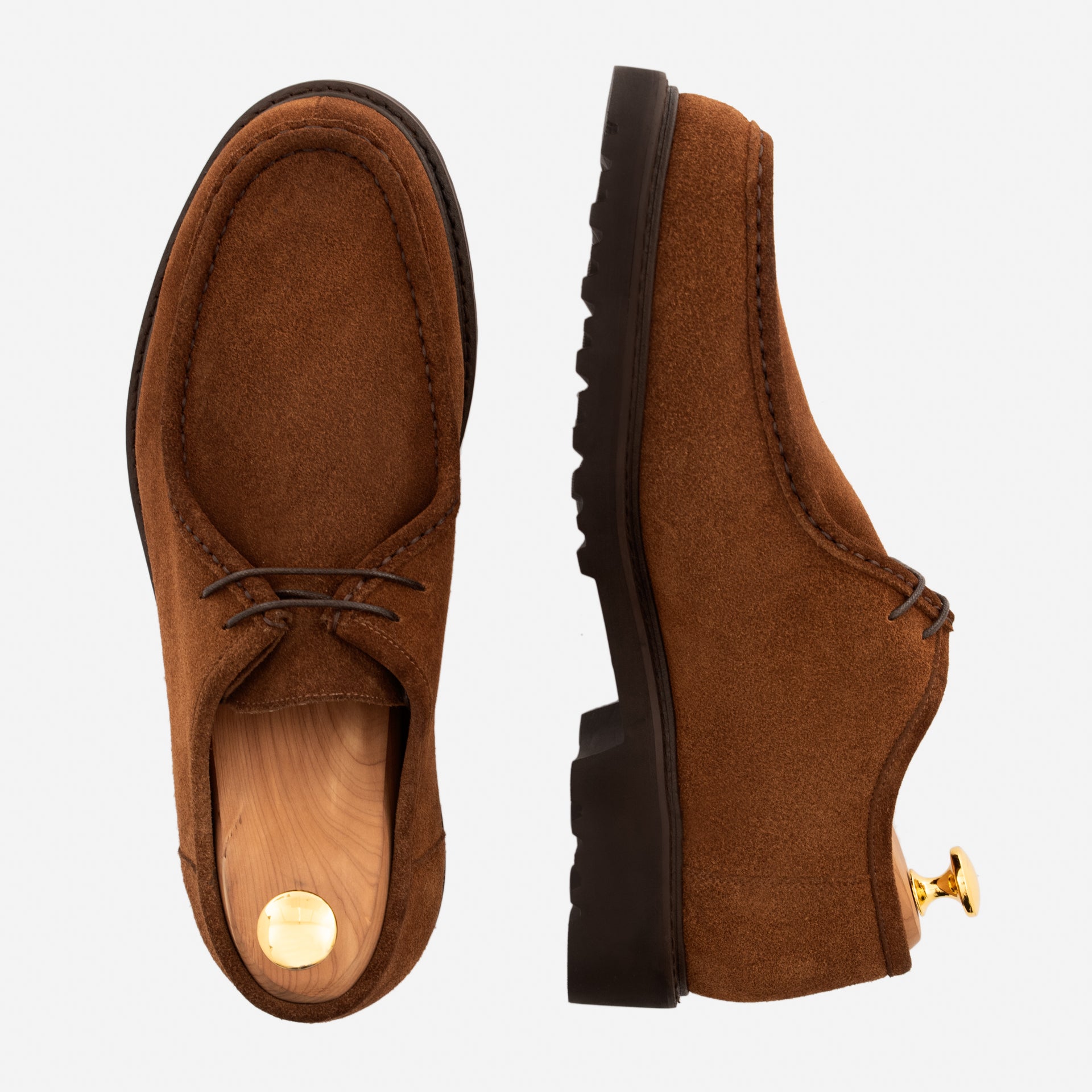 Theo Derbies - Men's Water-Repellent Suede - Image 9