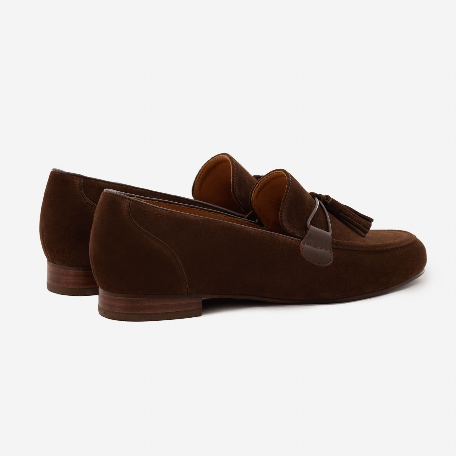 Julia Loafers - Water Repellent Suede & Full Grain Leather - Women's - Image 8