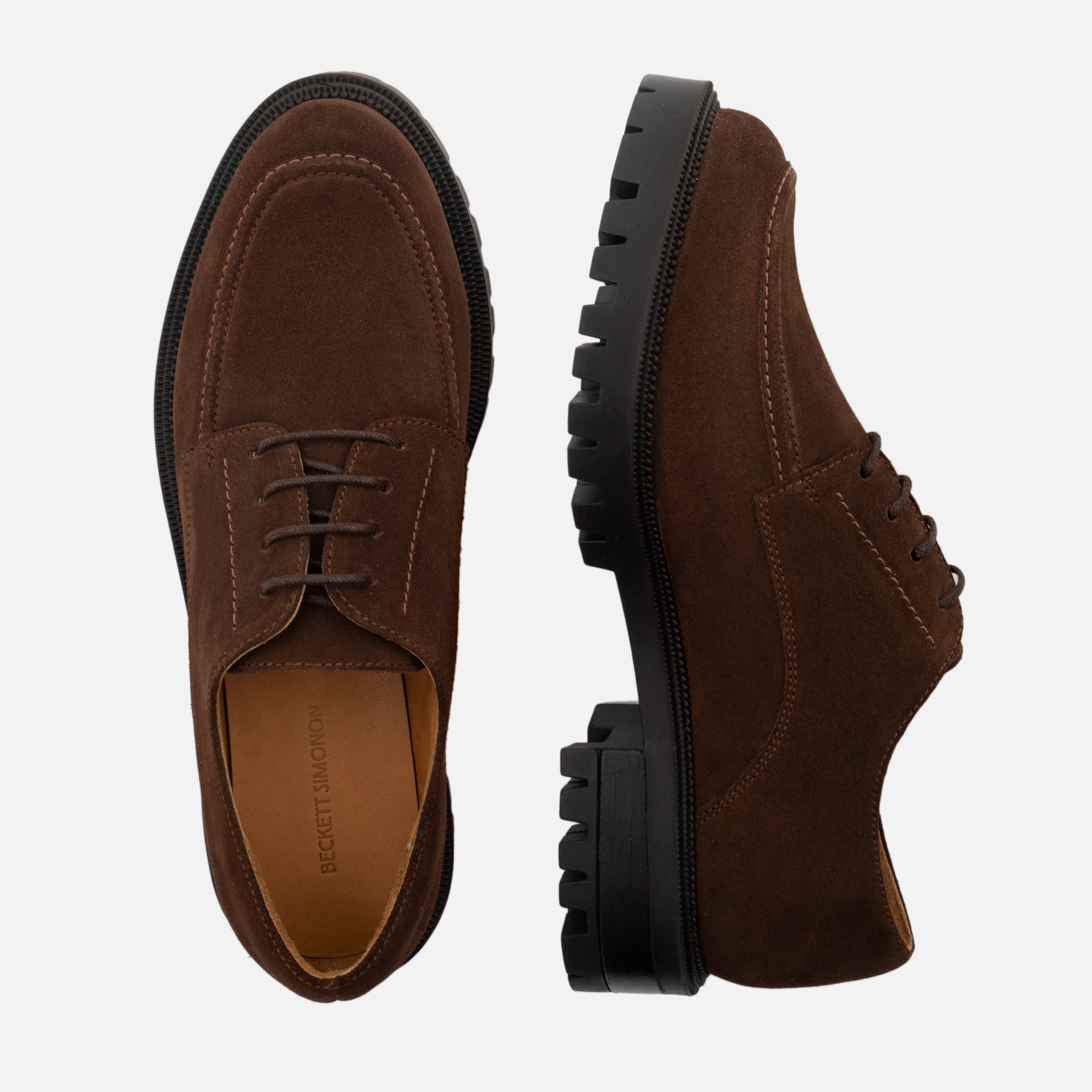 Emma Derby - Water Repellent Suede - Image 9