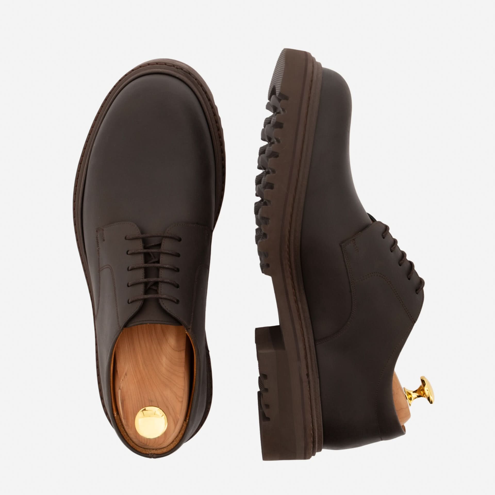 Palermo Derby - Pull Up Leather - Men's - Image 9