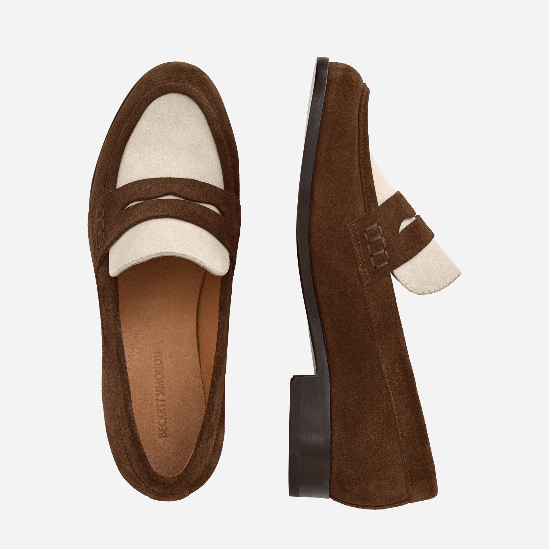 Camille Penny Loafers - Water Repellent Suede - Women's - Image 4