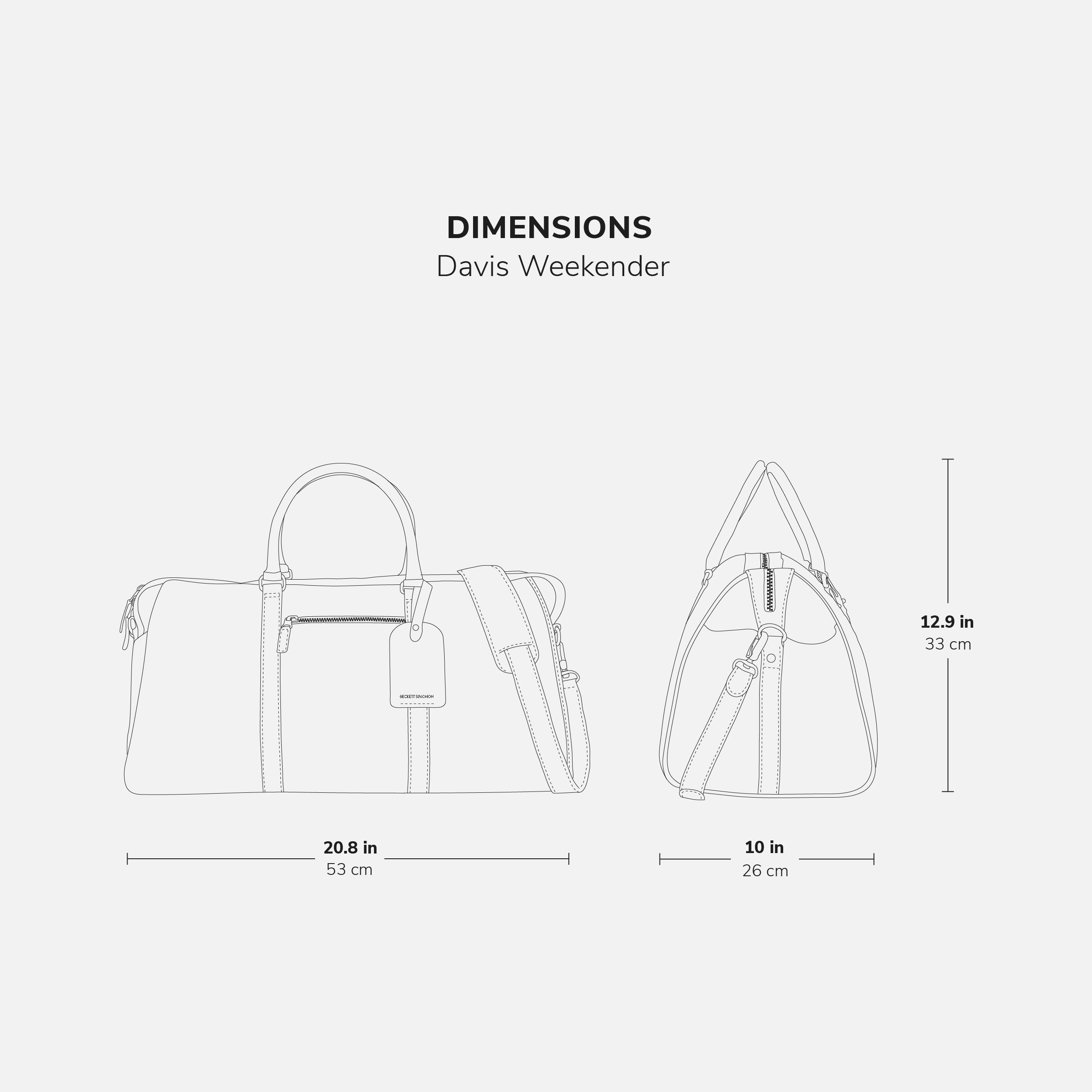 Davis Weekender Bag - Waxed Canvas and Pull-Up Leather - Men's - Image 24