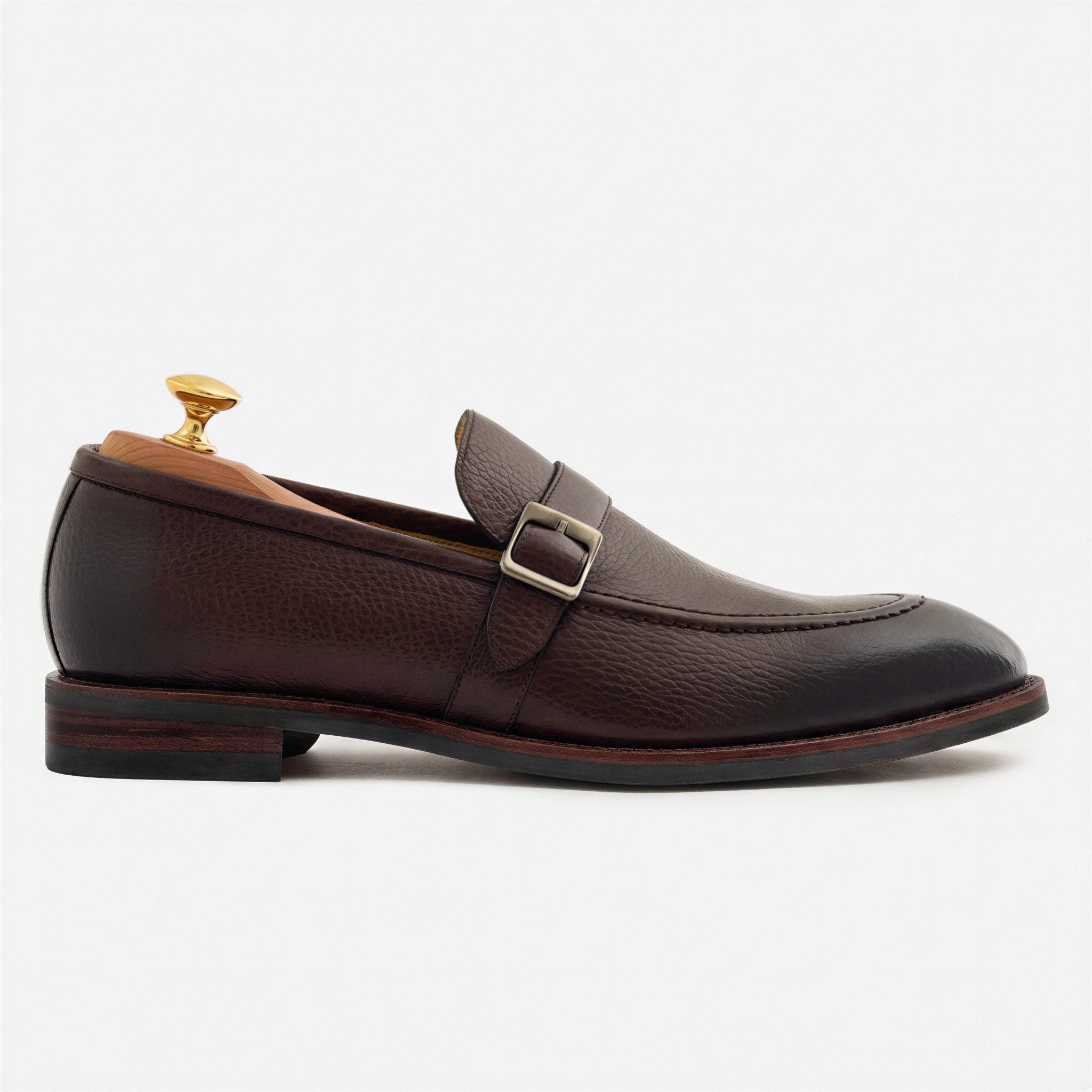 Archie Belted Loafer - Men's Pebbled Leather - Image 20
