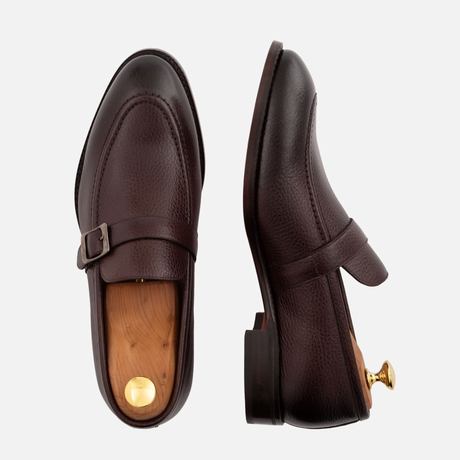 Archie Belted Loafer - Men's Pebbled Leather - Image 10