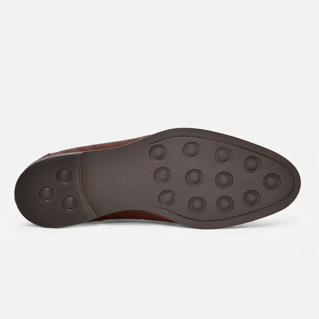 Archie Belted Loafer - Men's Pebbled Leather - Image 24
