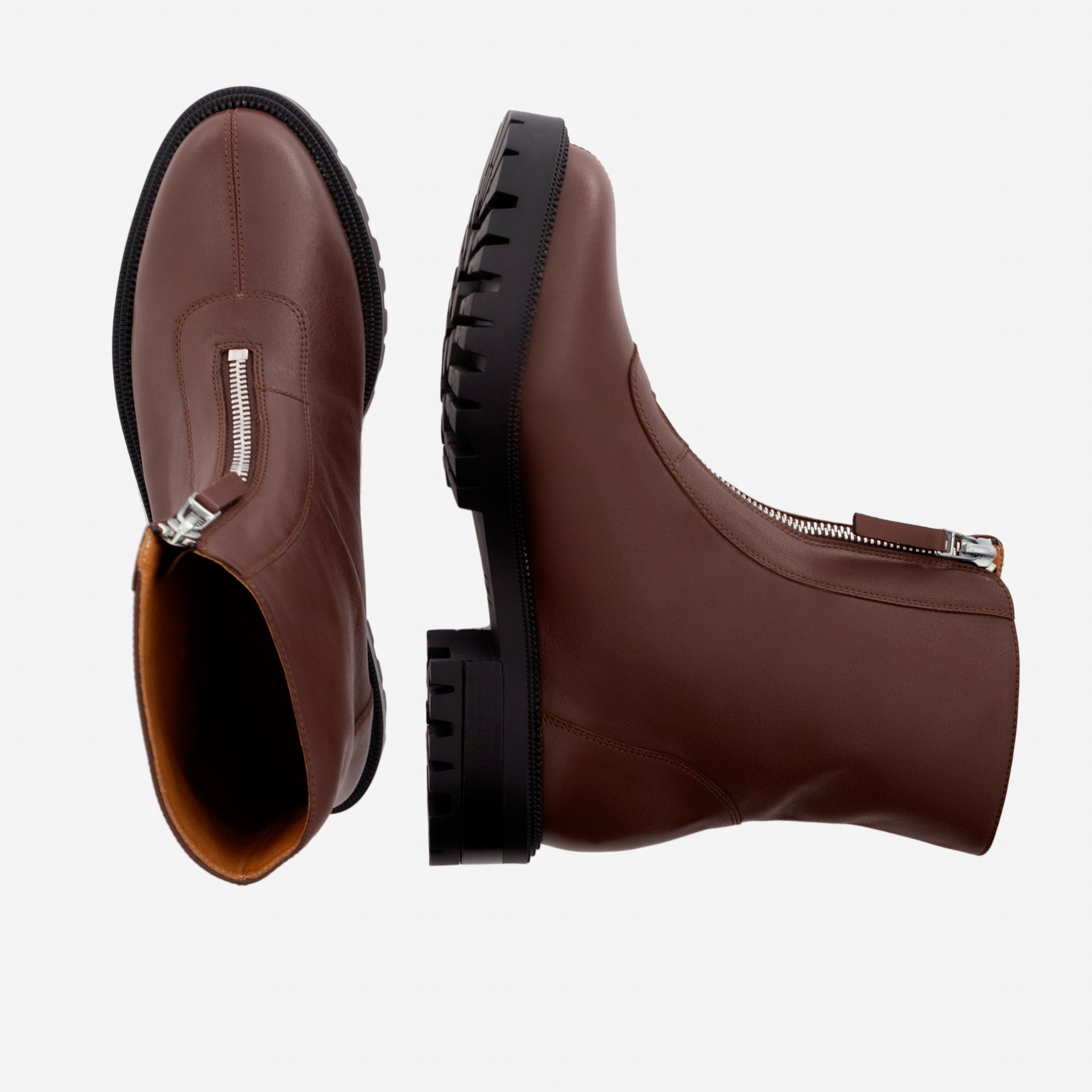 Jenna Zip Up Boots - Women's Full-Grain Leather - Image 14
