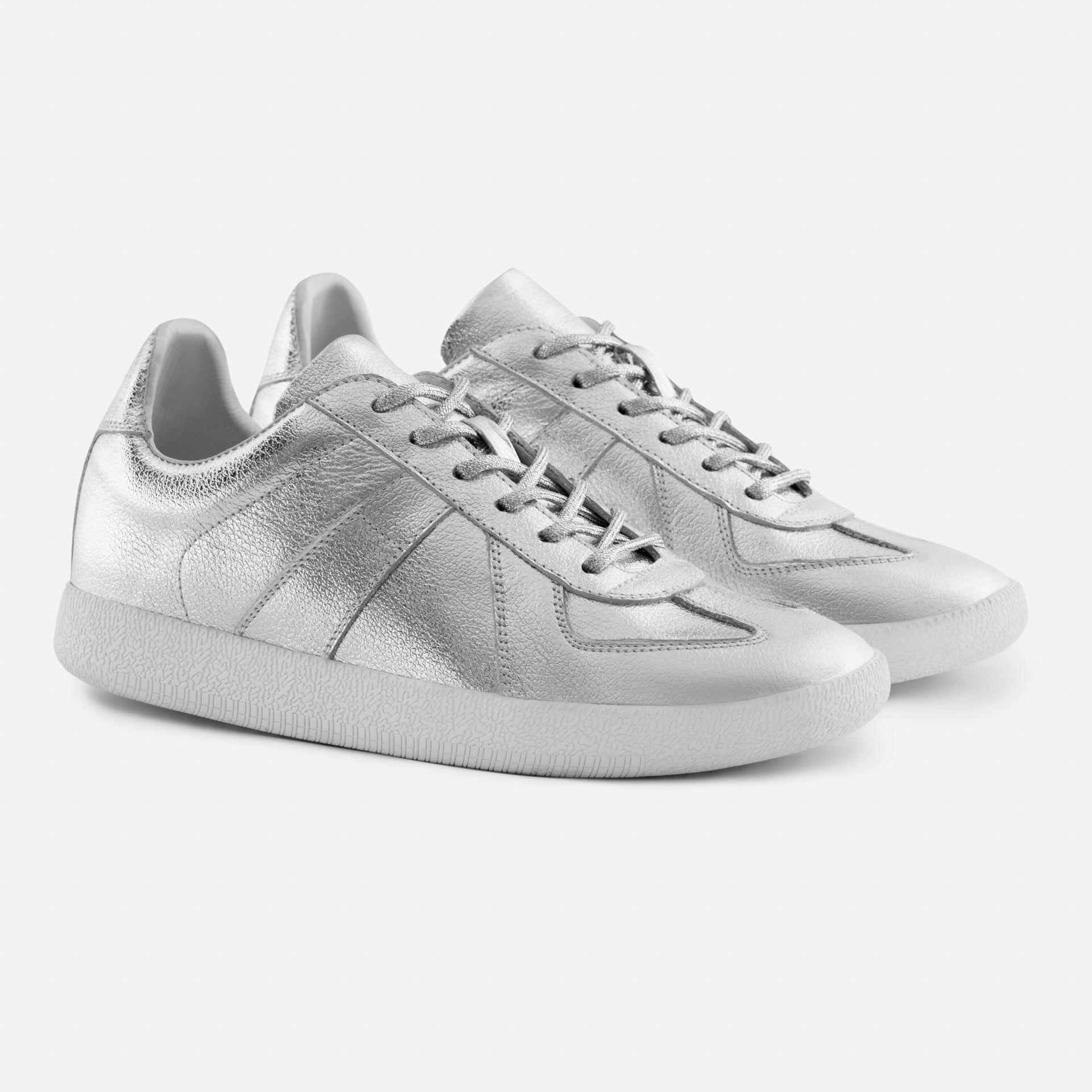 Morgen Trainers - Metallic Leather - Women's - Image 11