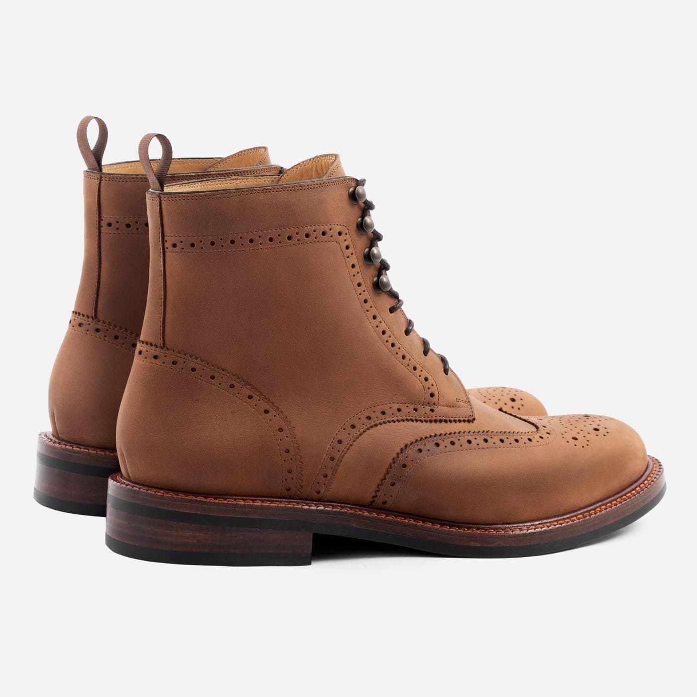 Nolan Brogue Boots - Pull-Up - Men's - Image 8