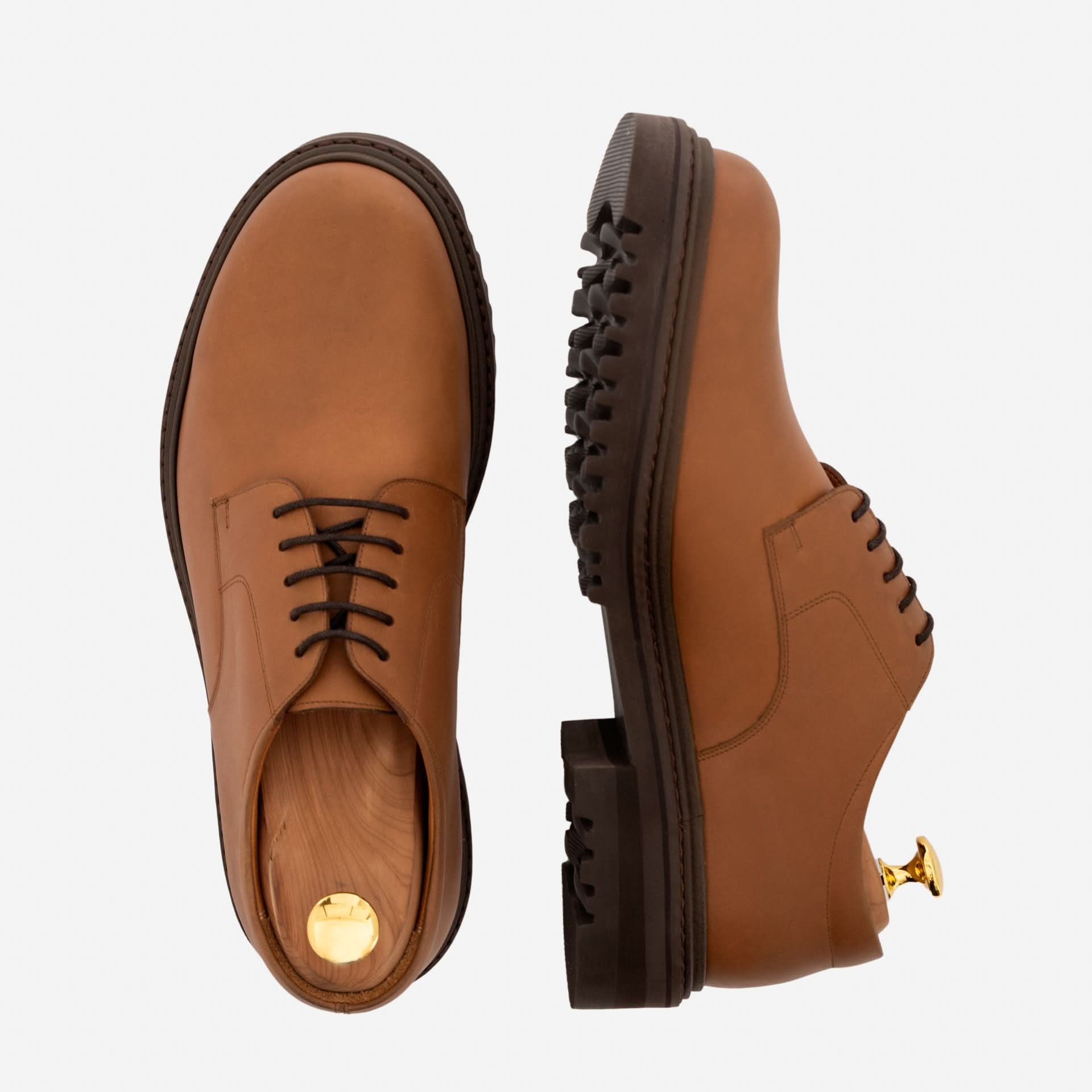 Palermo Derby - Pull Up Leather - Men's - Image 14